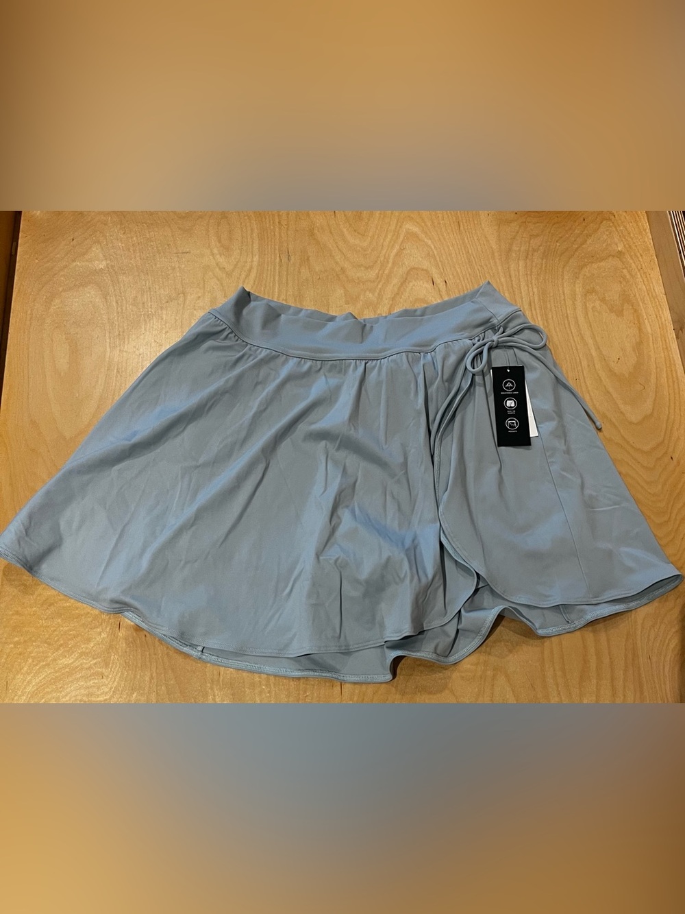 Gilly Hicks Light Blue Skater Skort with Side Tie